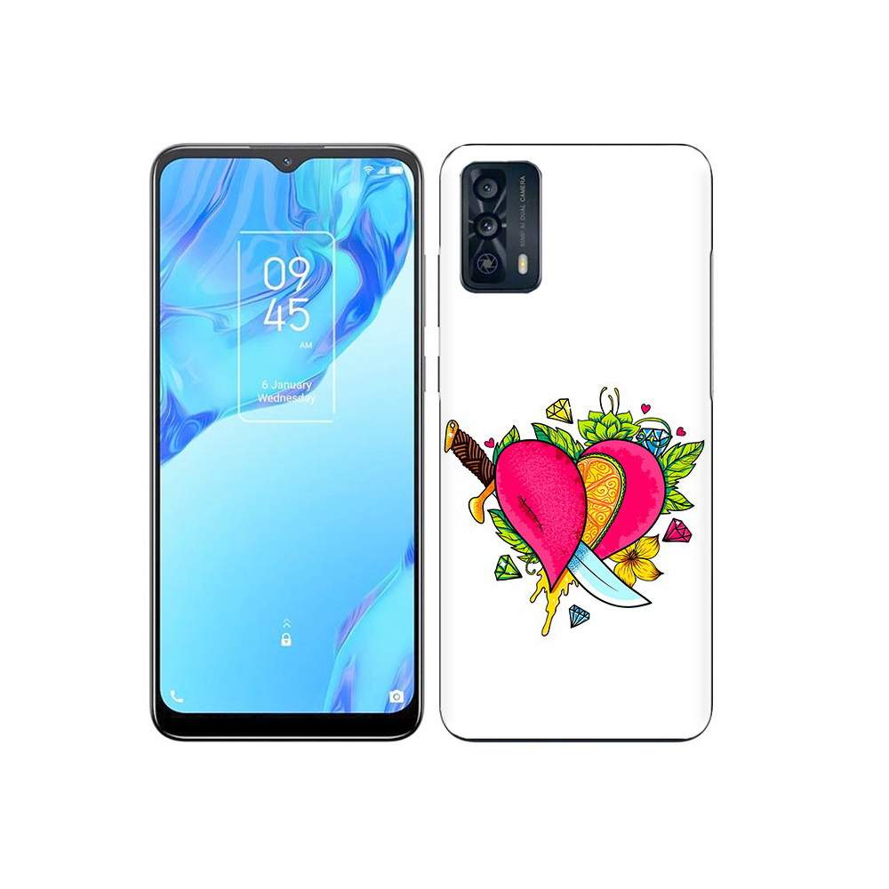 

Чехол MyPads Tocco для TCL 20B Фруктовое сердце, Прозрачный, Tocco