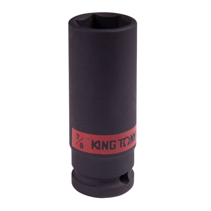 

Головка торцевая ударная глубокая шестигранная 1/2", 7/8", дюймовая KING TONY 443528S
