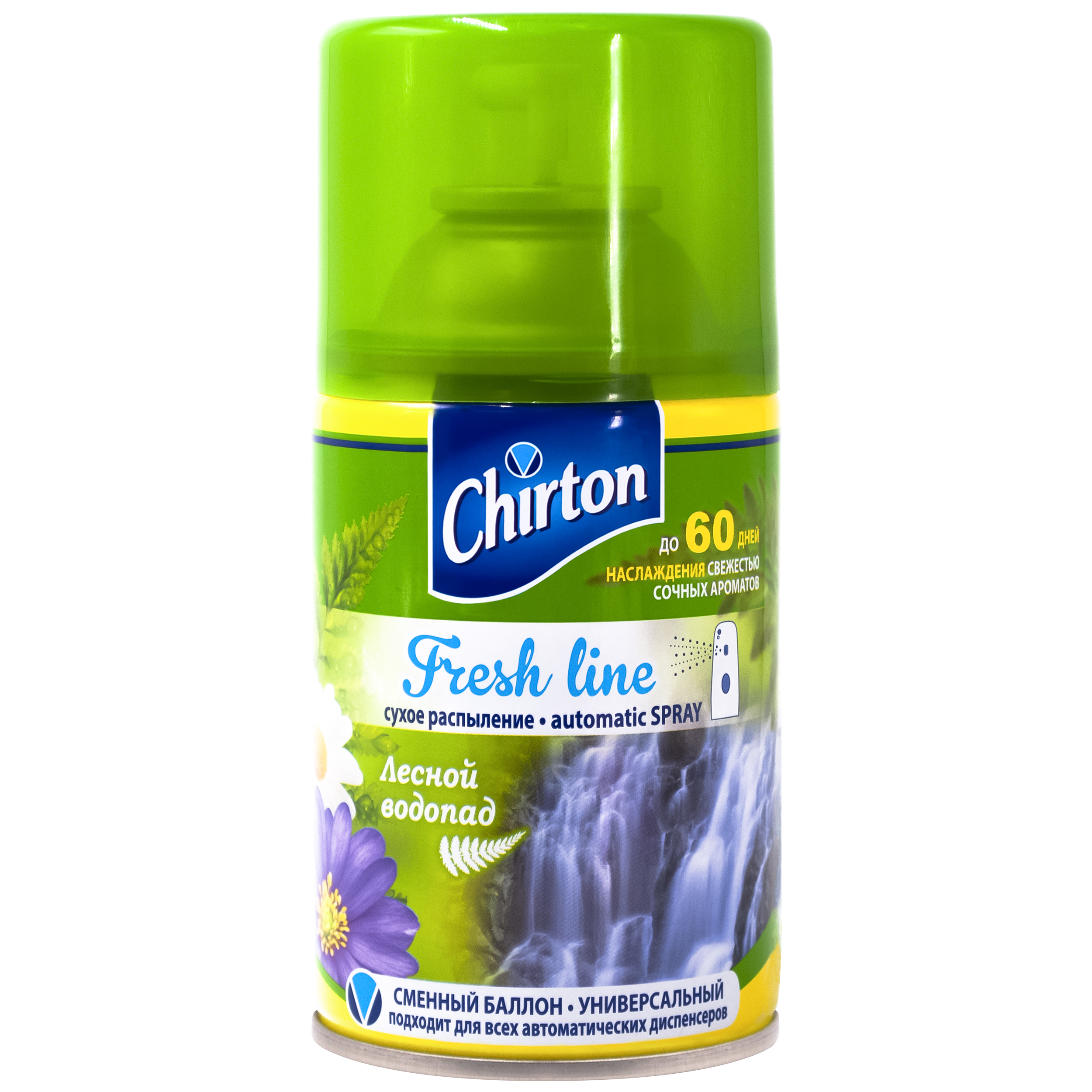 

Освежитель для автоматического диспенсера Chirton fresh line лесной водопад 250 мл