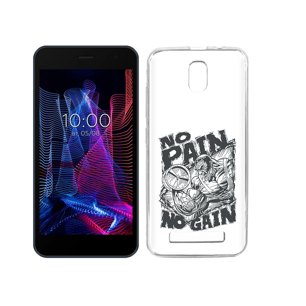 

Чехол MyPads Tocco для BQ 5047L Like бодибилдинг тяжелая работа, Прозрачный, Tocco