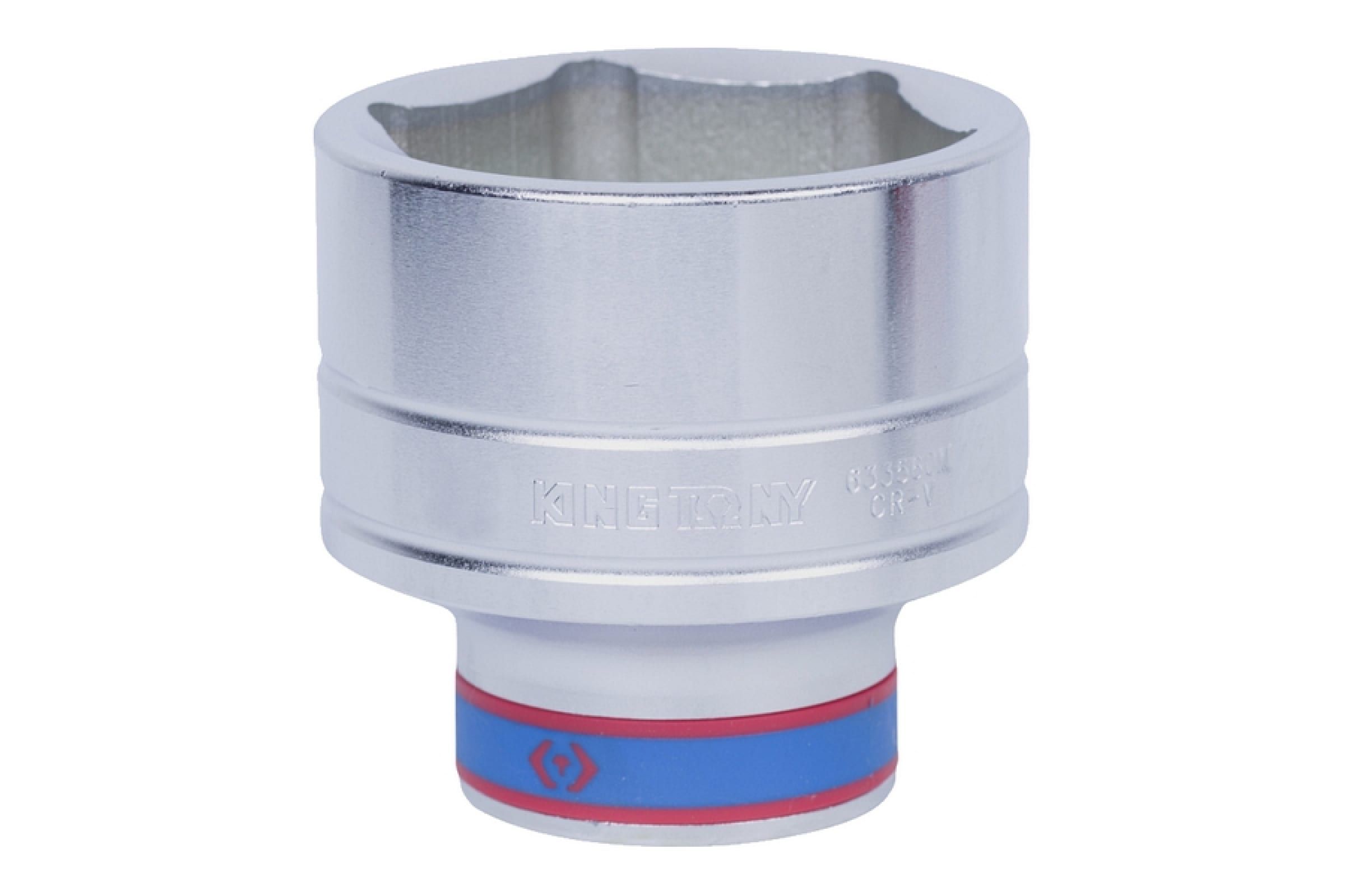 

KING TONY Головка торцевая стандартная шестигранная 3/4", 64 мм KING TONY 633564M