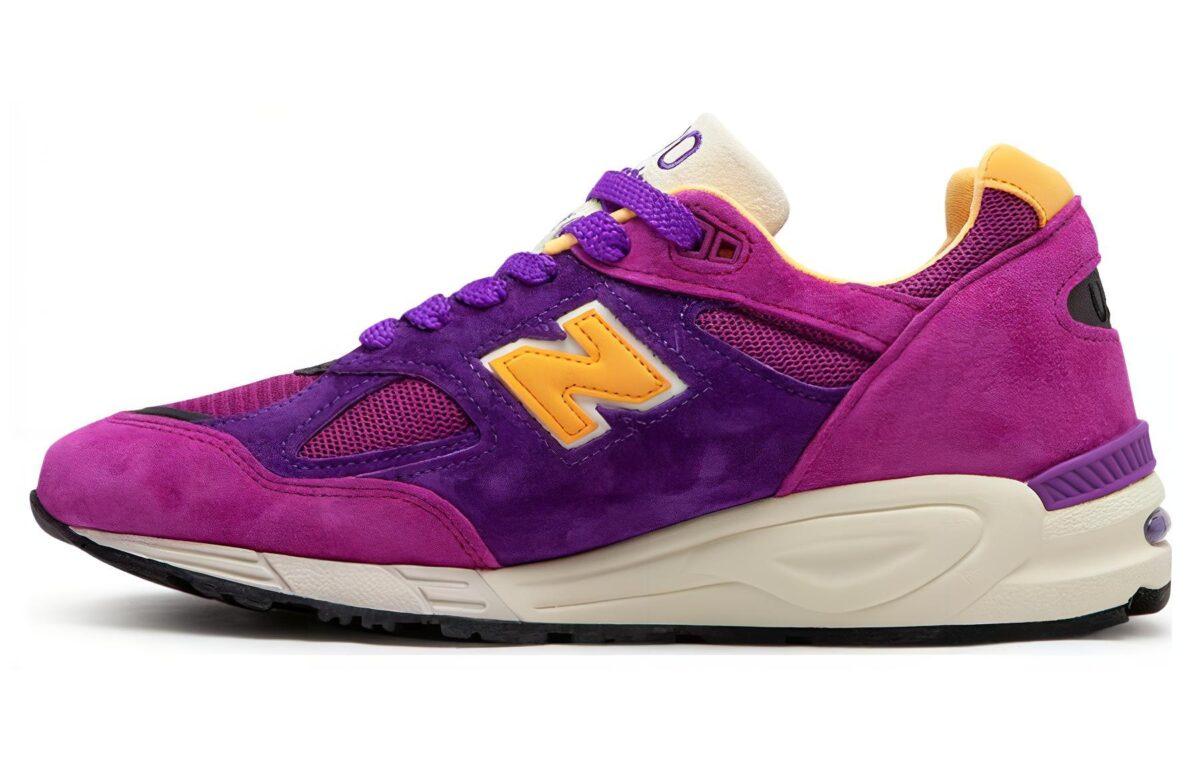 

Кроссовки унисекс New Balance NB 990 V2 Pink Purple розовые 46.5 EU, Розовый, NB 990 V2 Pink Purple