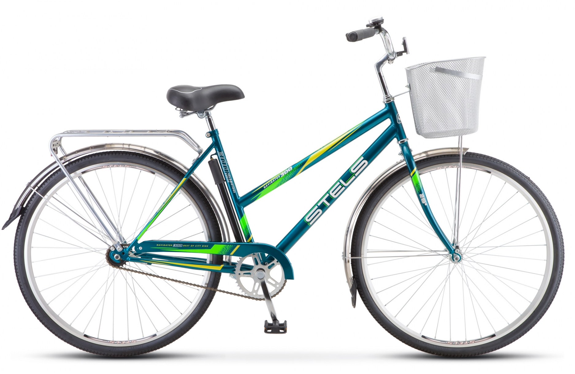 Велосипед Stels Navigator 28 300 Lady Z010 с корзиной LU085342 1803400₽