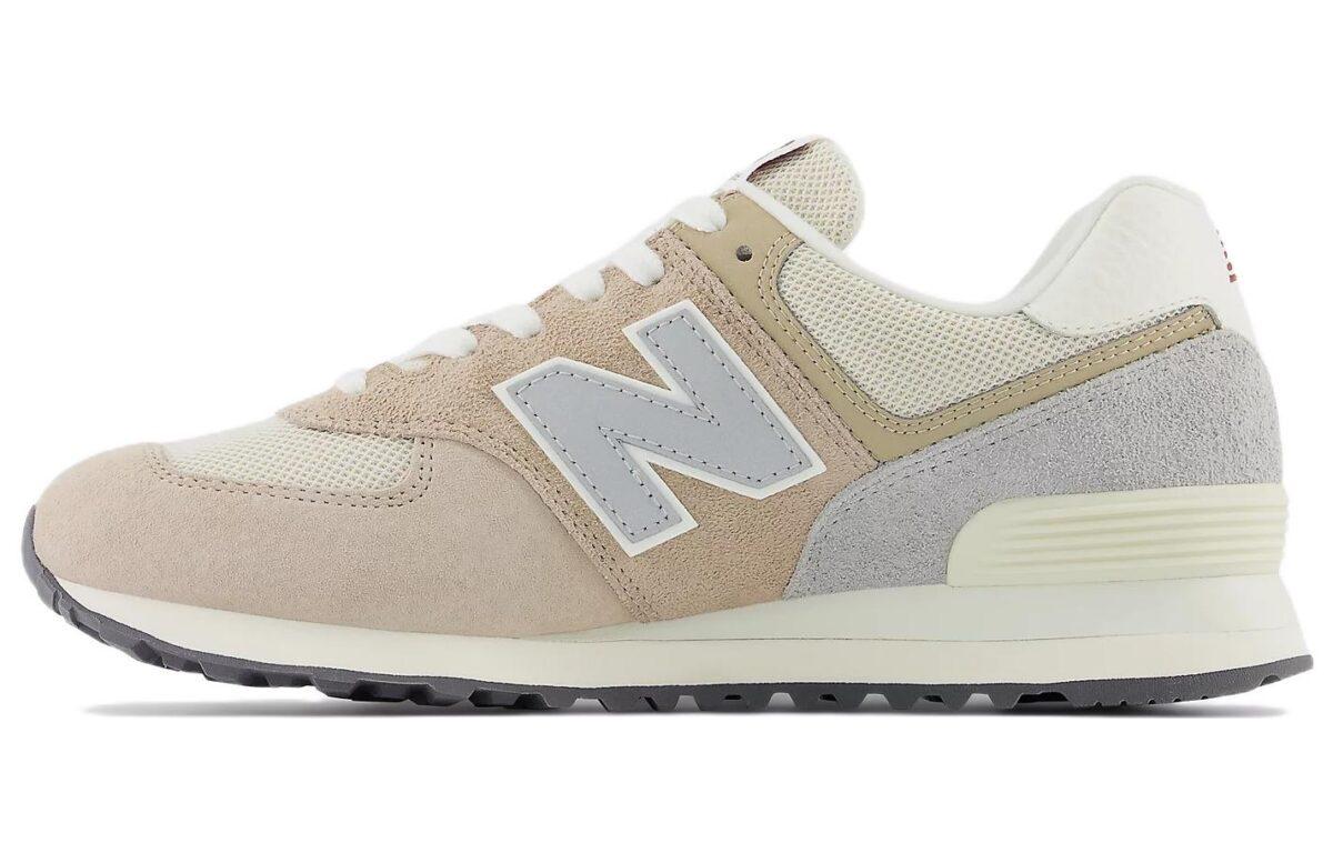 

Кроссовки унисекс New Balance NB 574 бежевые 44 EU, Бежевый, NB 574