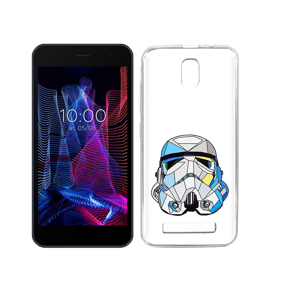 

Чехол MyPads Tocco для BQ 5047L Like star wars дарт вейдер, Прозрачный, Tocco