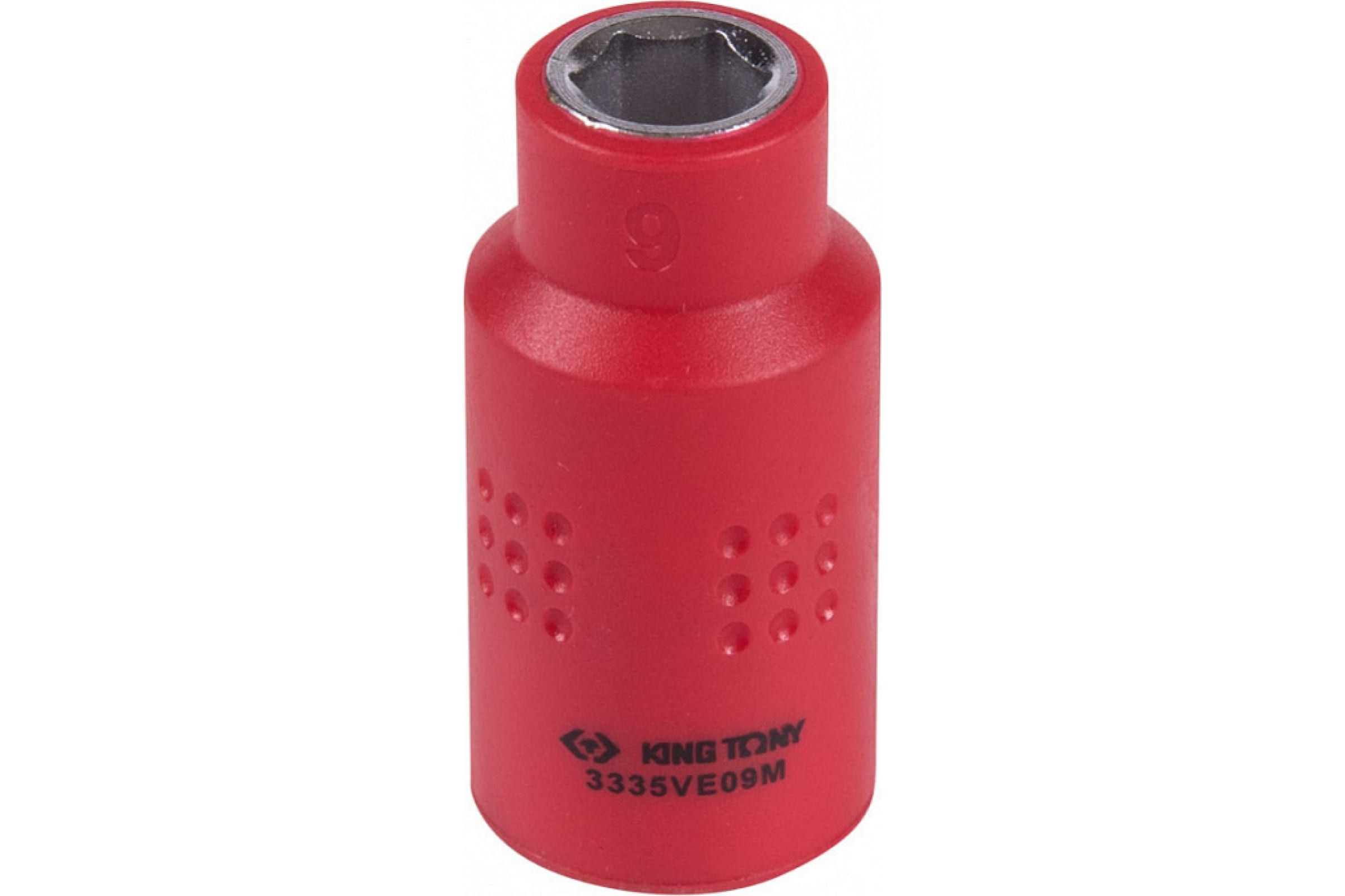 

KING TONY Головка торцевая диэлектрическая шестигранная 3/8", 9 мм KING TONY 3335VE09M