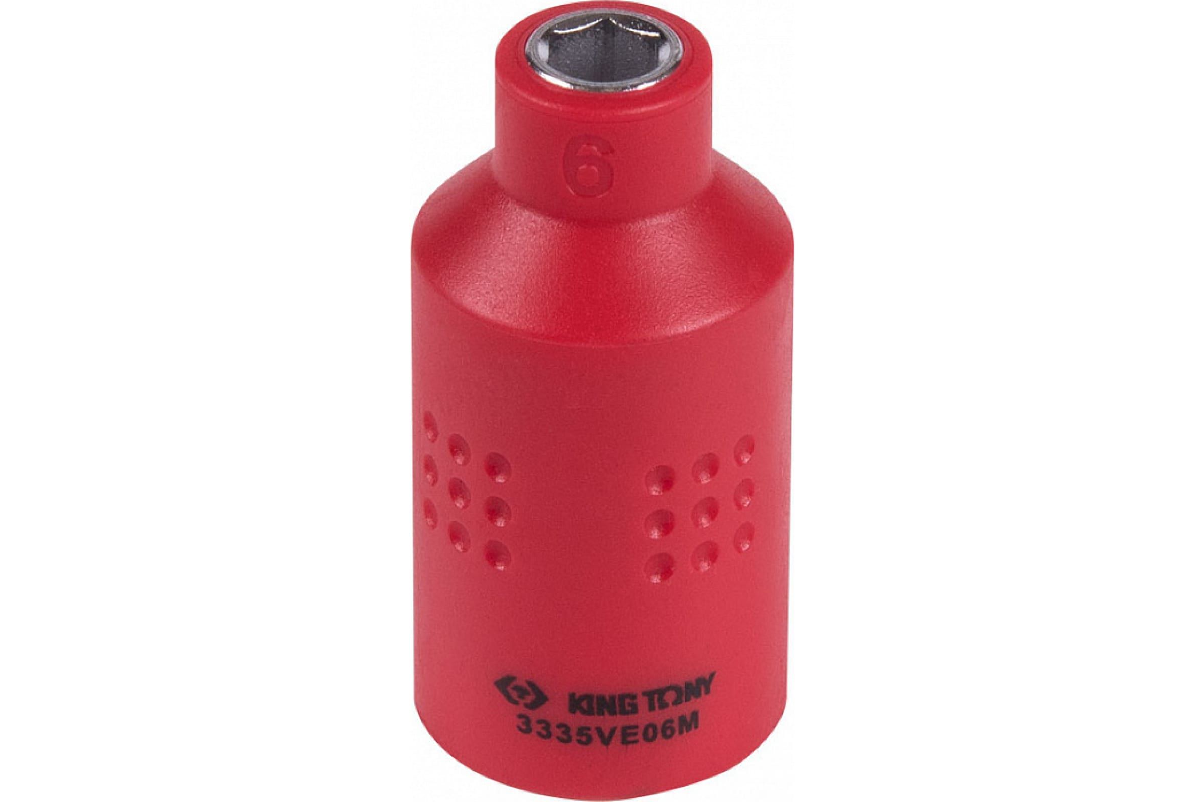 

KING TONY Головка торцевая диэлектрическая шестигранная 3/8", 6 мм KING TONY 3335VE06M
