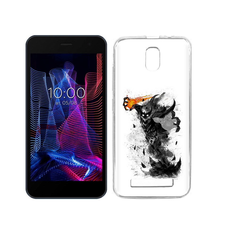 

Чехол MyPads Tocco для BQ 5047L Like nevermore черно белый, Прозрачный, Tocco