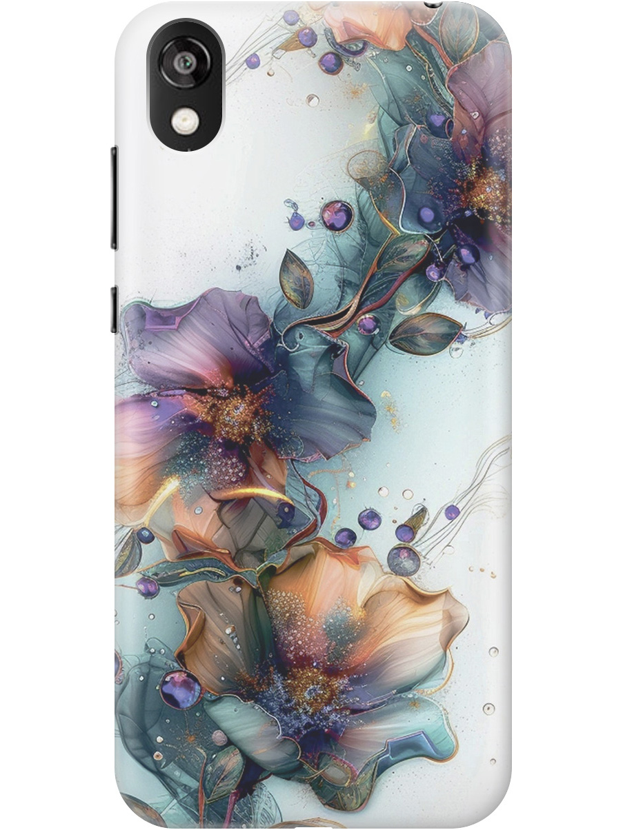 

Силиконовый чехол на Honor 8S, Huawei Y5 (2019) с принтом "Мистические цветы", Прозрачный;белый;зеленый, 721008710