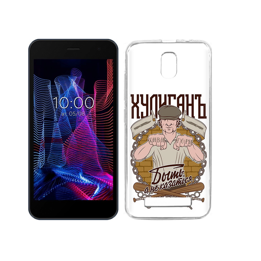

Чехол MyPads Tocco для BQ 5047L Like Хулиган, Прозрачный, Tocco