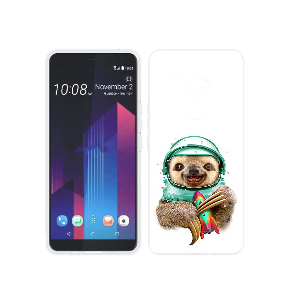 

Чехол MyPads Tocco для HTC U11 EYEs Ленивец астронавт, Прозрачный, Tocco