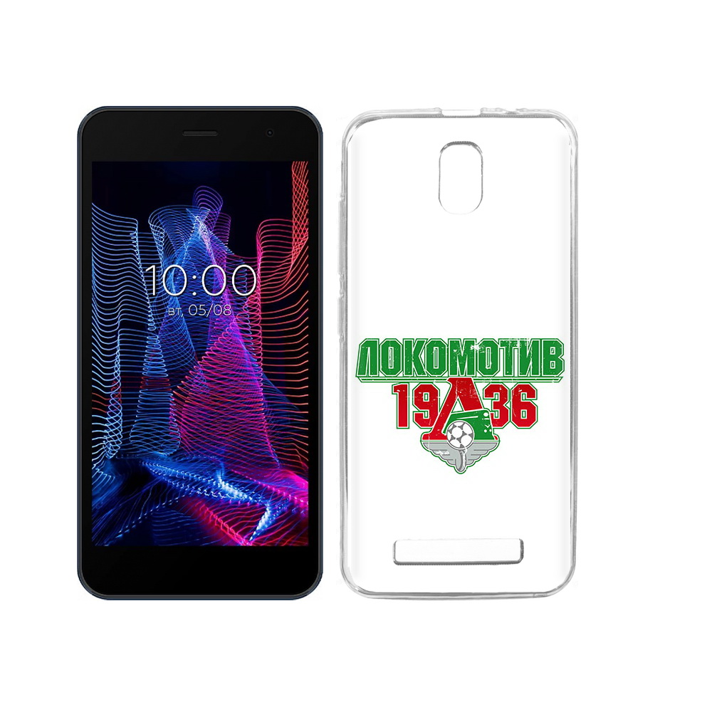 

Чехол MyPads Tocco для BQ 5047L Like ФК локомотив 1936, Прозрачный, Tocco