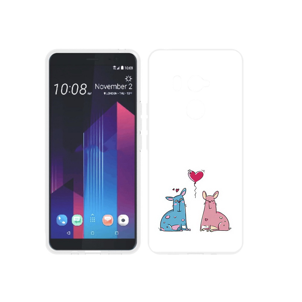 

Чехол MyPads Tocco для HTC U11 EYEs Лама любовь, Прозрачный, Tocco