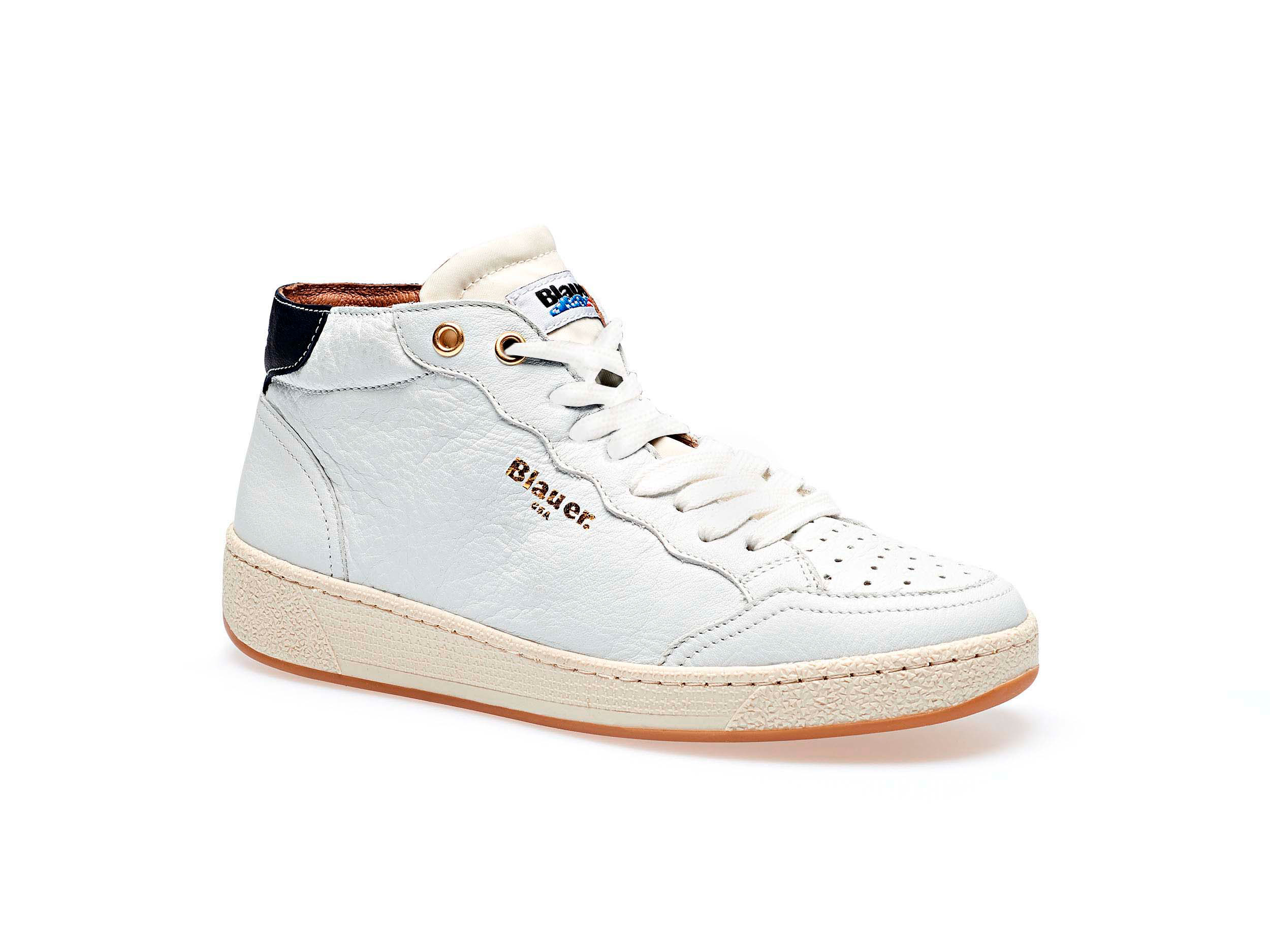 

Кеды женские Blauer F3OLYMPIA05-LEA белые 39 EU, Белый, F3OLYMPIA05-LEA