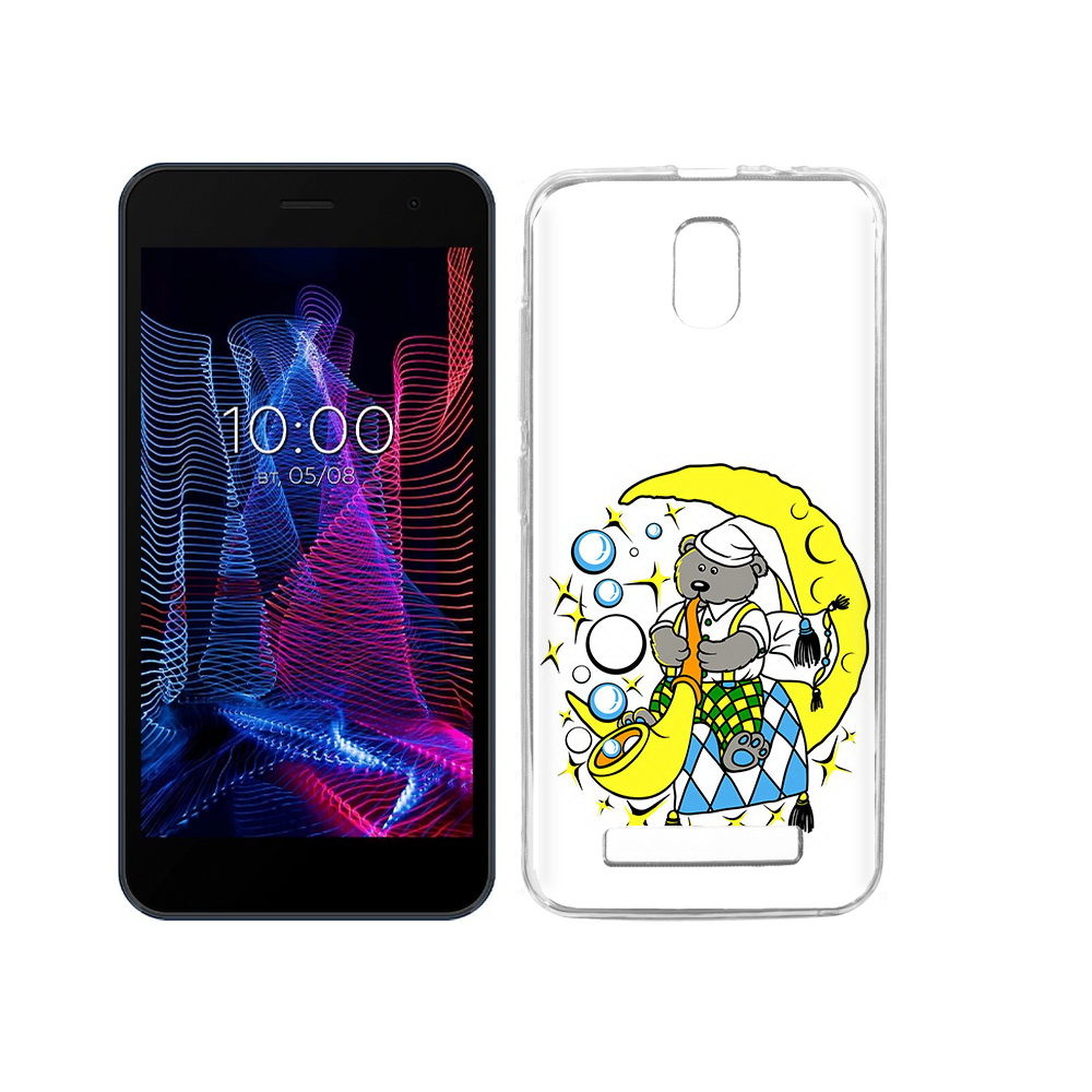 

Чехол MyPads Tocco для BQ 5047L Like Сырная луна, Прозрачный, Tocco