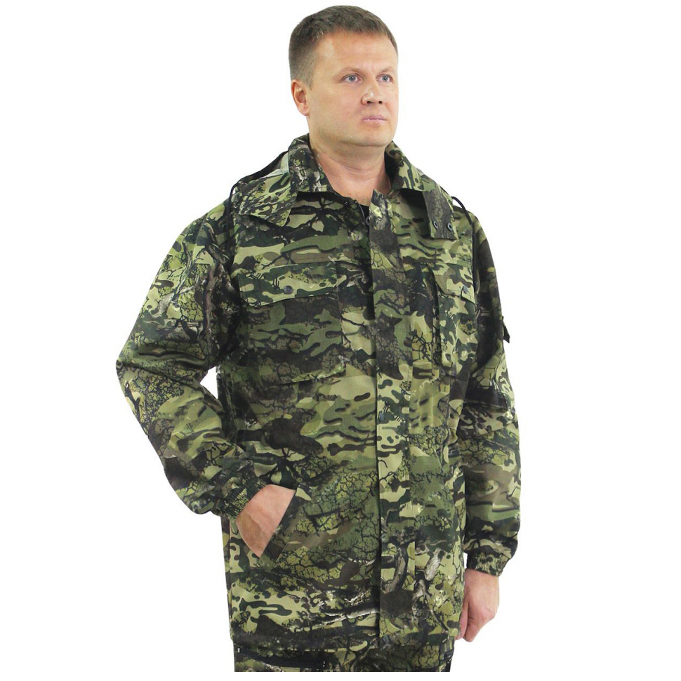 

Мужской костюм Лесник (камуфлированный) 52-54/182-188, Зеленый;черный, 232006