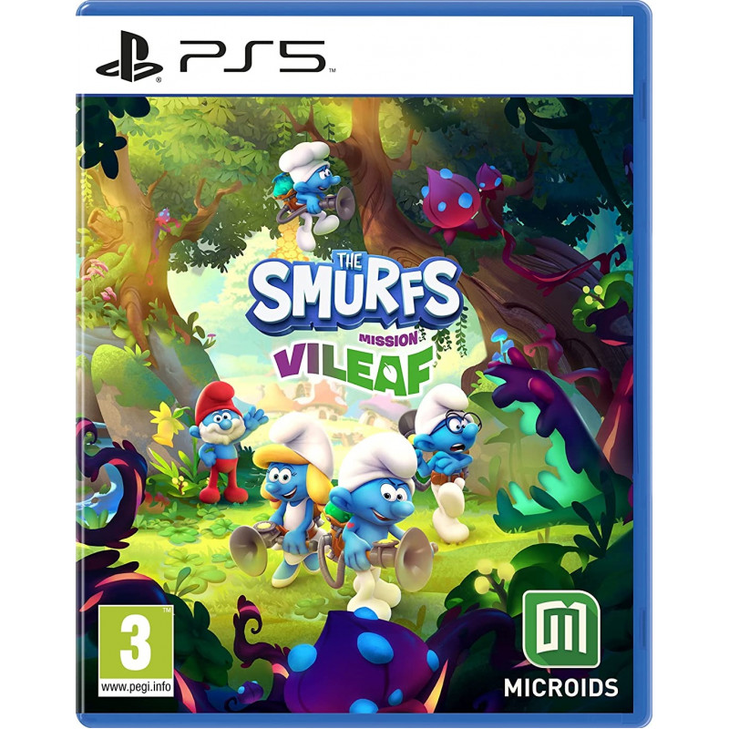 

Игра Смурфики: Операция «Злолист» (русские субтитры) (PS5), Смурфики: Операция «Злолист»