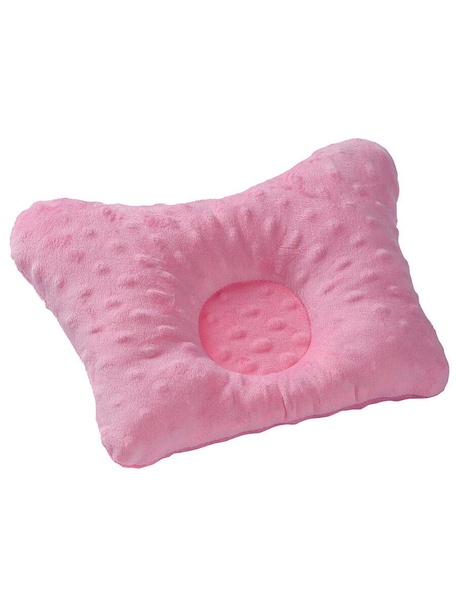 фото Ортопедическая подушка детская bio-textiles малютка 27*24 розовый м891