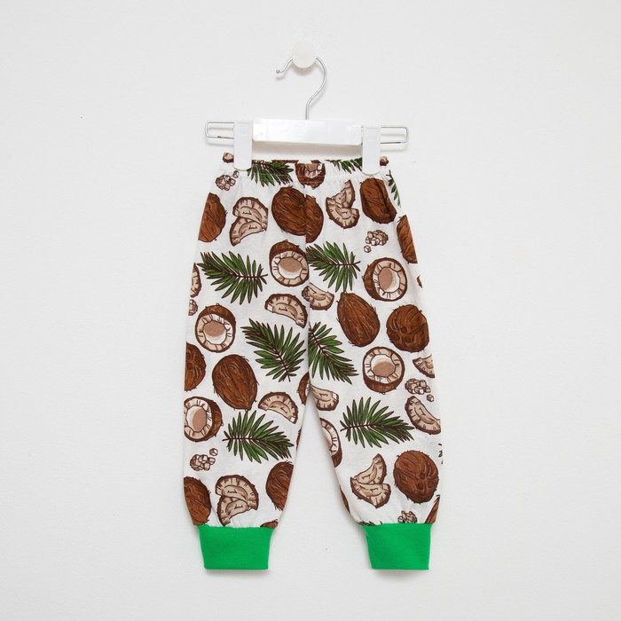 

Штанишки детские, цвет белый/кокос, рост 80 см