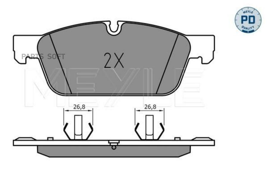 

Колодки Тормозные Дисковые /Комплект 4 Шт/ Mb W166 <18/C292/X166 <19