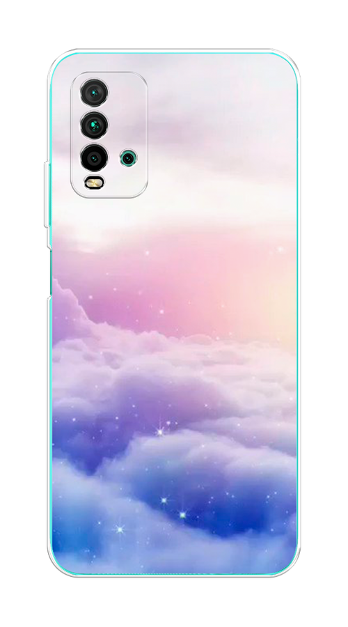 

Чехол на Xiaomi Redmi 9T "Небеса", Голубой;белый;розовый, 39850-2