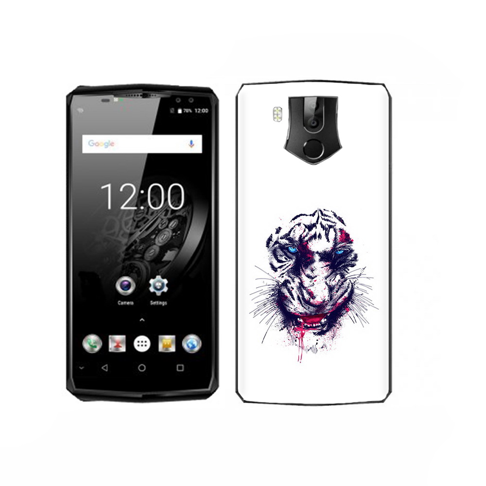 

Чехол MyPads Tocco для Oukitel K10 безумный тигр, Прозрачный, Tocco