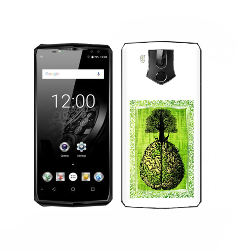 

Чехол MyPads Tocco для Oukitel K10 абстракция здоровый мозг, Прозрачный, Tocco