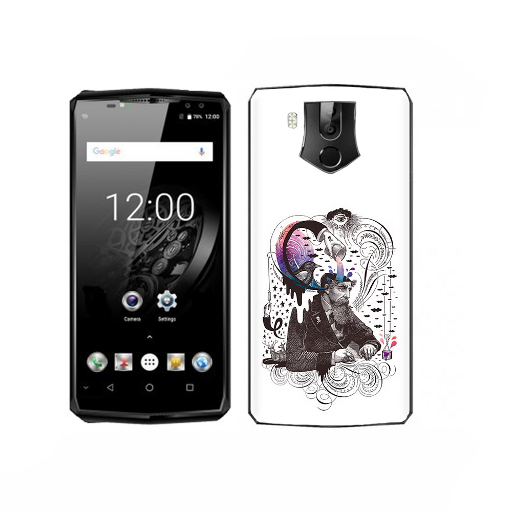 

Чехол MyPads Tocco для Oukitel K10 абстракция думающий мужчина, Прозрачный, Tocco