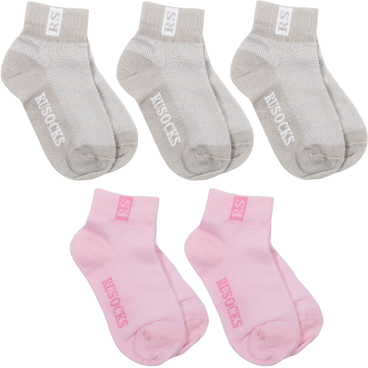 

Носки для девочек Rusocks 5-Д-36 цв. бежевый; розовый р. 38, 5-Д-36