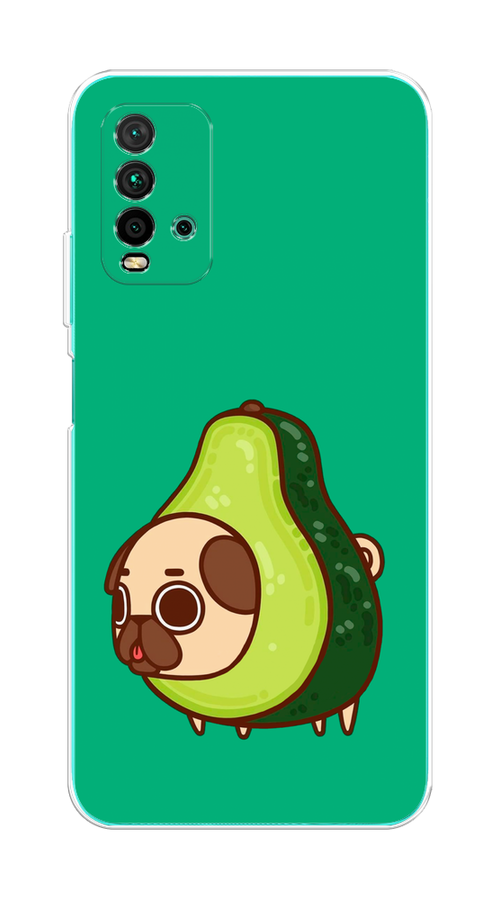 

Чехол на Xiaomi Redmi 9T "Мопс авокадик", Зеленый, 39850-1