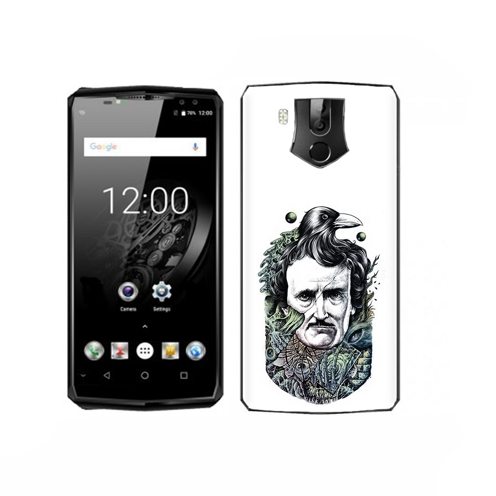 

Чехол MyPads Tocco для Oukitel K10 Эдгар Аллан с вороном, Прозрачный, Tocco