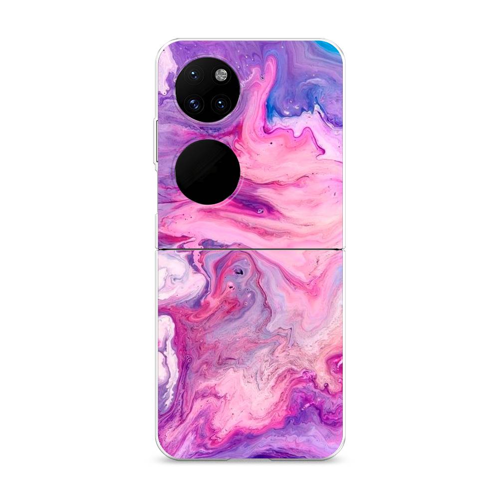 

Чехол на Huawei P50 Pocket "Нежно-розовая абстракция", Розовый, 6107450-3