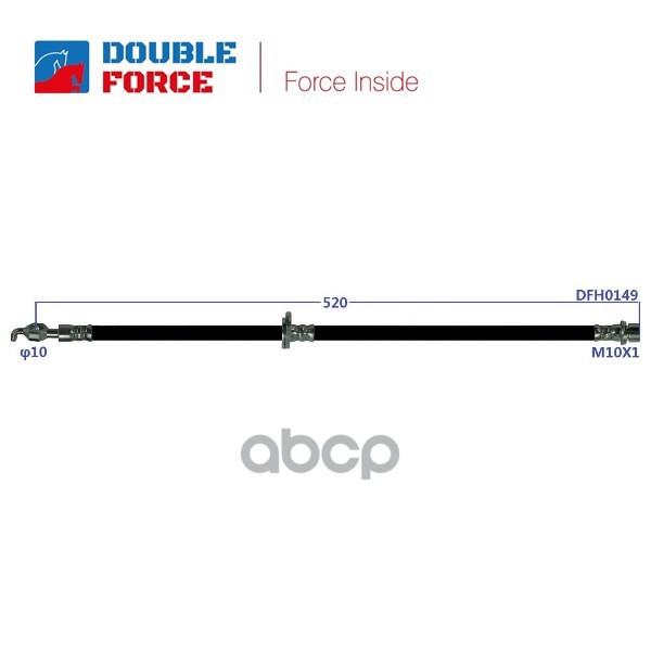 Шланг Тормозной Double Force DOUBLE FORCE арт DFH0149 1419₽