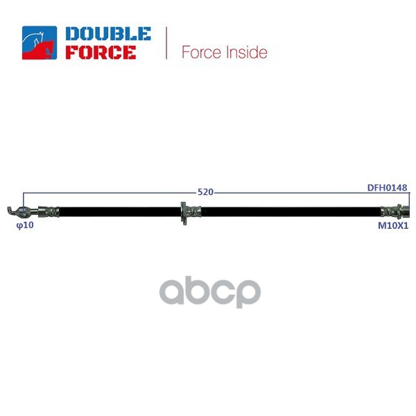 Шланг Тормозной Double Force DOUBLE FORCE арт DFH0148 1050₽