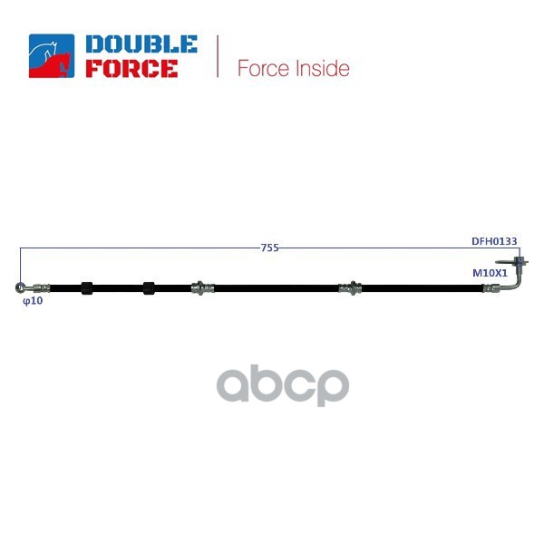 Шланг Тормозной Double Force DOUBLE FORCE арт. DFH0133