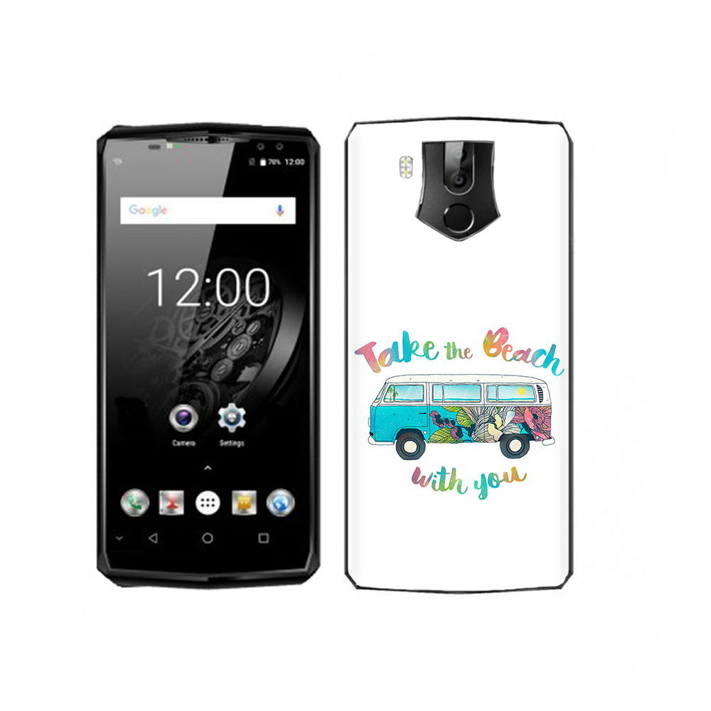 

Чехол MyPads Tocco для Oukitel K10 Хиппи автобус, Прозрачный, Tocco