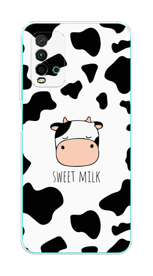 

Чехол на Xiaomi Redmi 9T "Sweet milk", Розовый;белый;черный, 39850-1