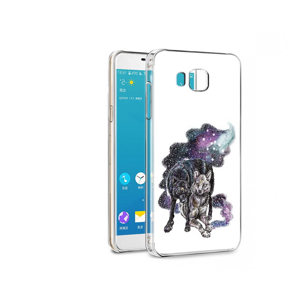 

Чехол MyPads Tocco для Samsung Galaxy Alpha звездные волки (PT13063.503.352), Прозрачный, Tocco