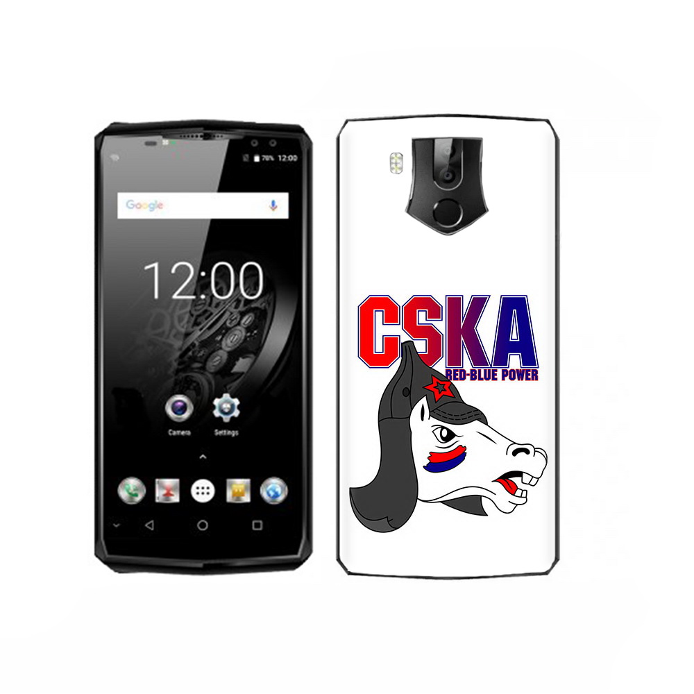 

Чехол MyPads Tocco для Oukitel K10 ФК ЦСК лошадка россия, Прозрачный, Tocco