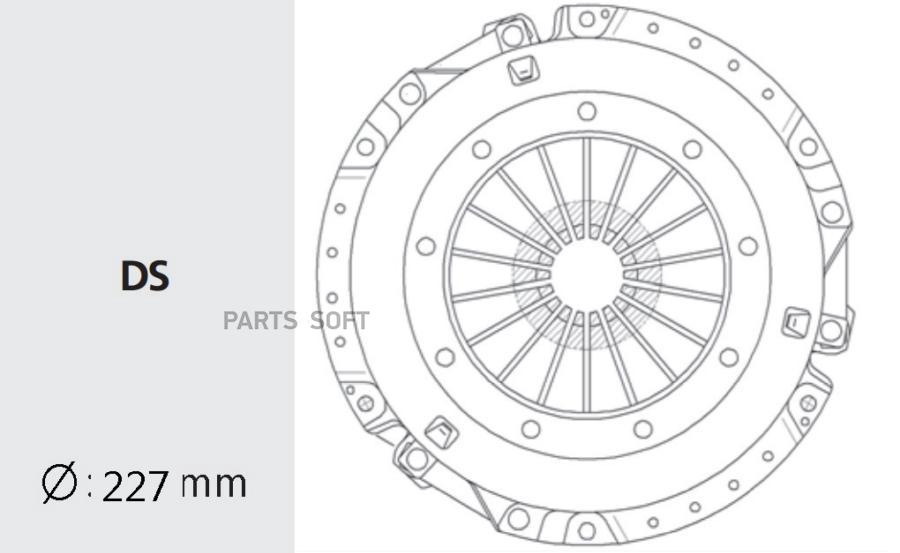 

Сцепление Valeo phc арт. HDC-35