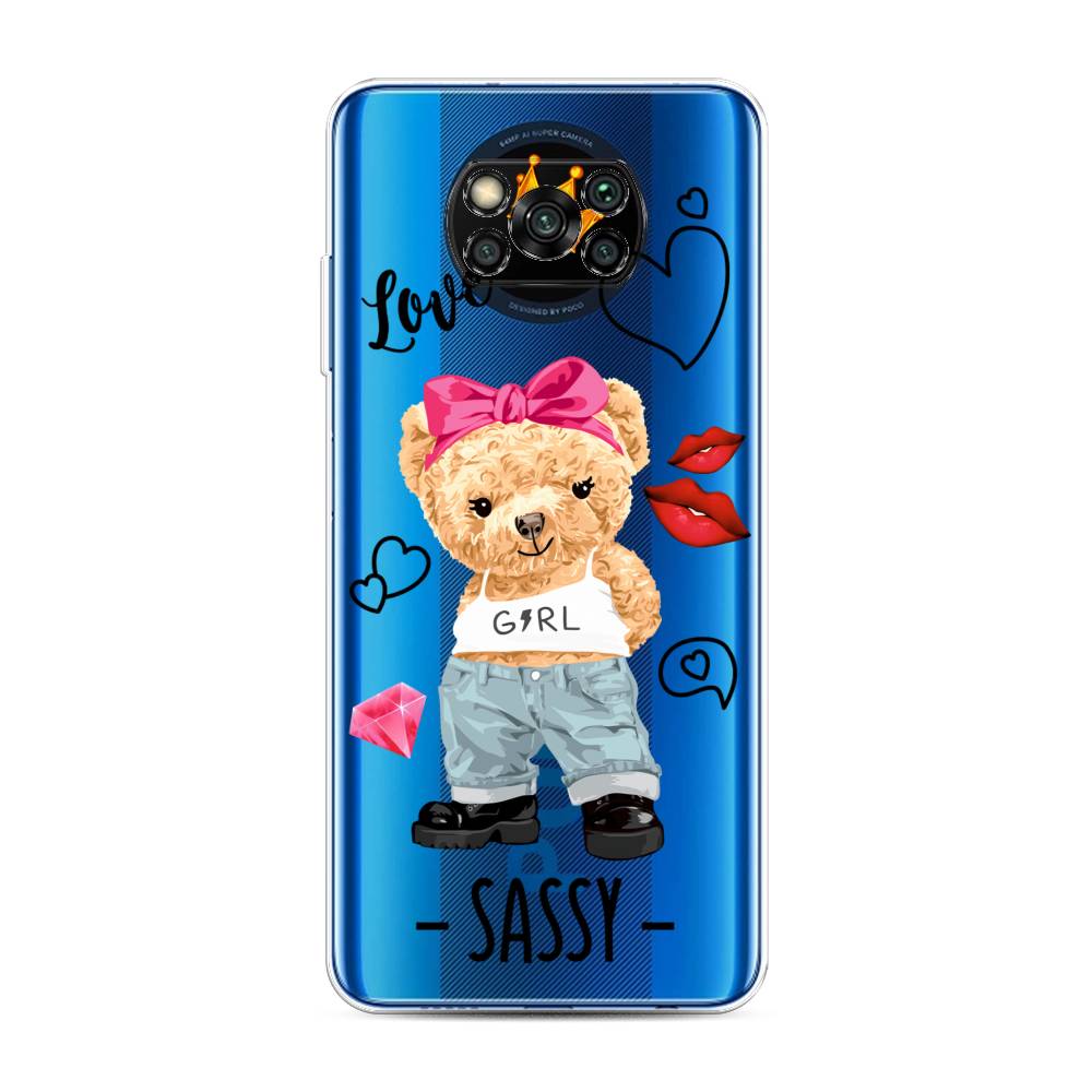 

Чехол на Poco X3/Poco X3 Pro "Sugar Mommy", Голубой;белый;розовый, 39250-6