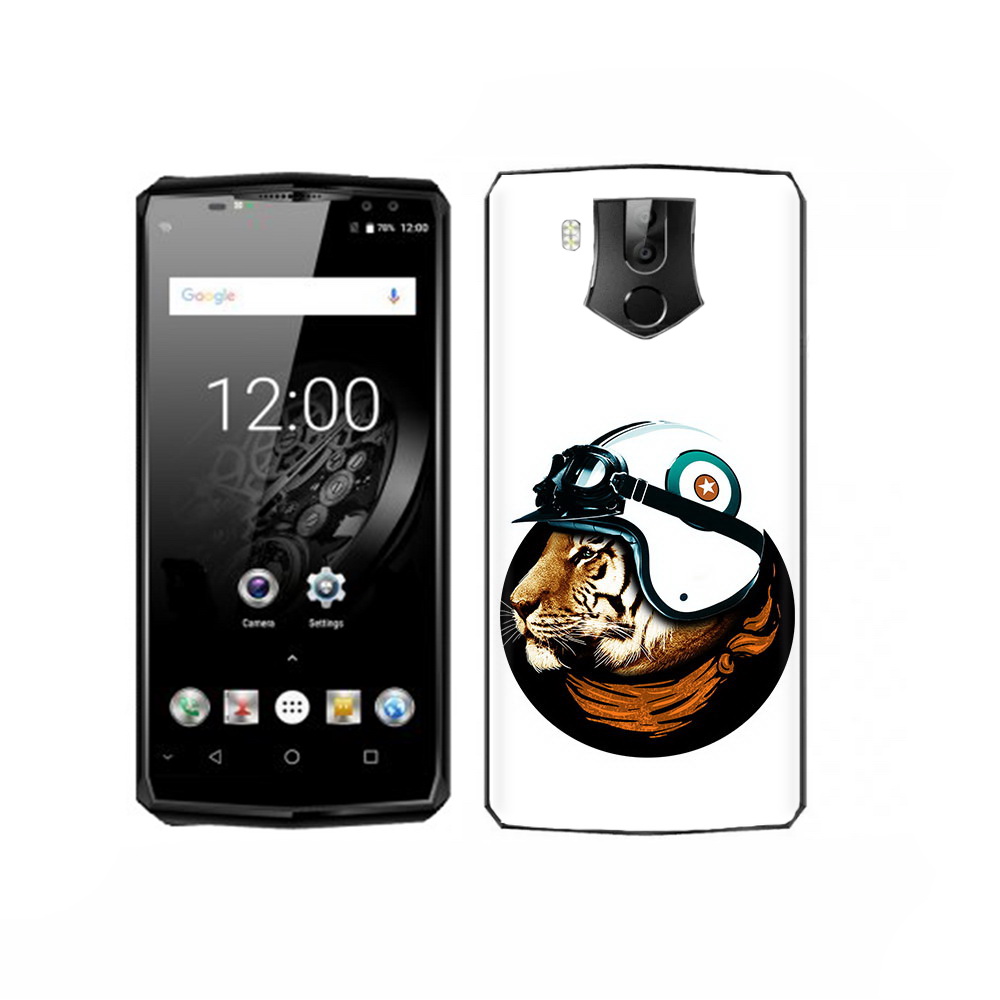 

Чехол MyPads Tocco для Oukitel K10 Тигр в шлеме, Прозрачный, Tocco