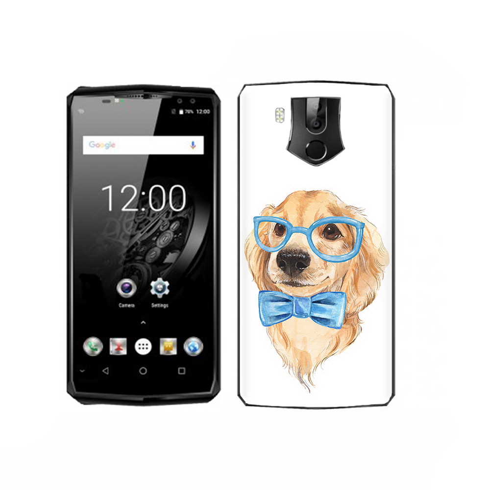 

Чехол MyPads Tocco для Oukitel K10 Собака интеллигент, Прозрачный, Tocco