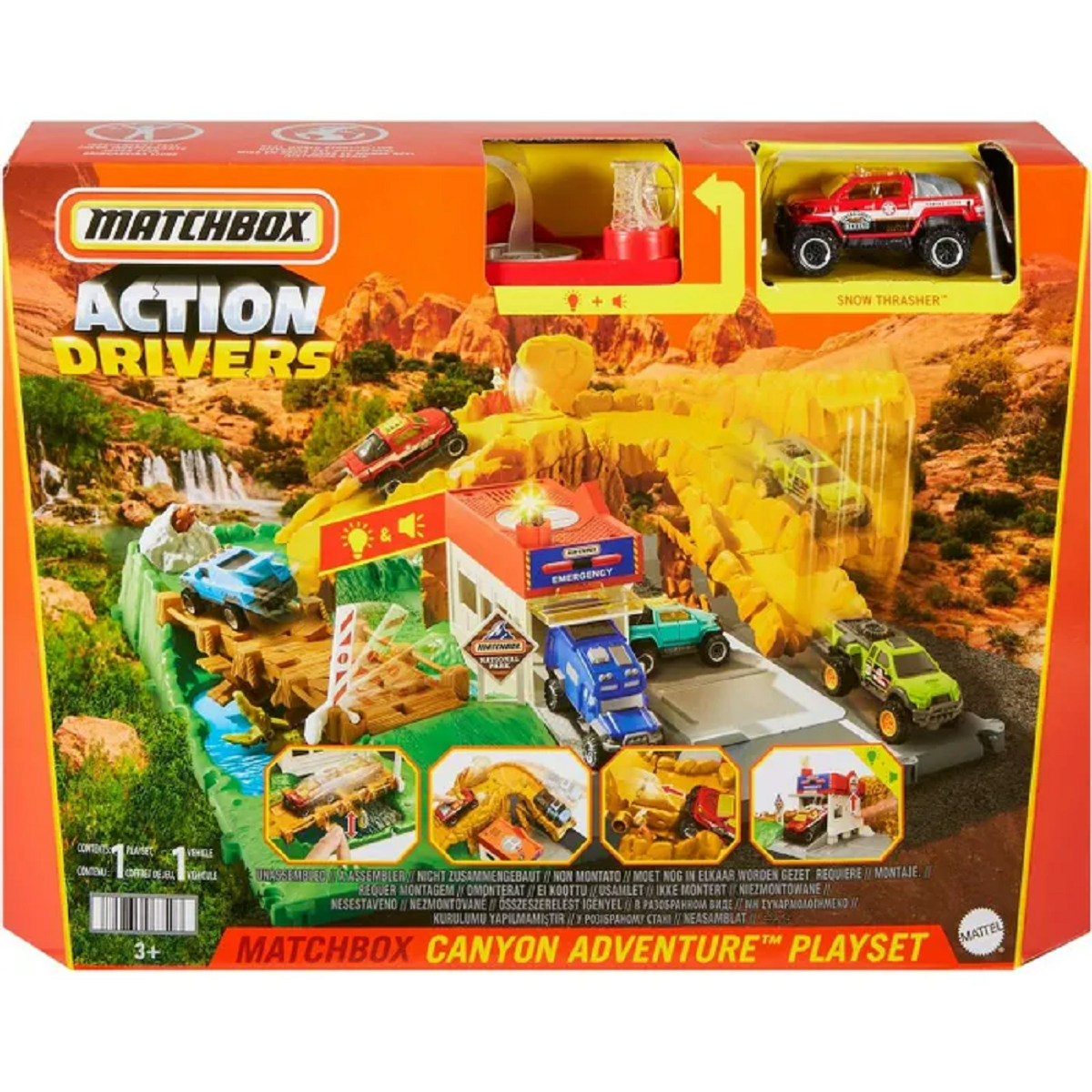 Набор игровой автотрек Matchbox Горные спасатели HHH32