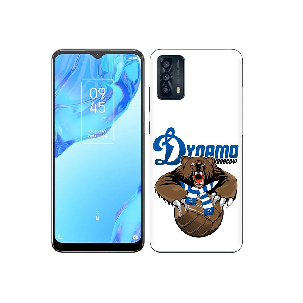 

Чехол MyPads Tocco для TCL 20B ФК Динамо медведь, Прозрачный, Tocco