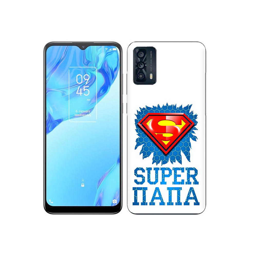 

Чехол MyPads Tocco для TCL 20B Супер Папа, Прозрачный, Tocco