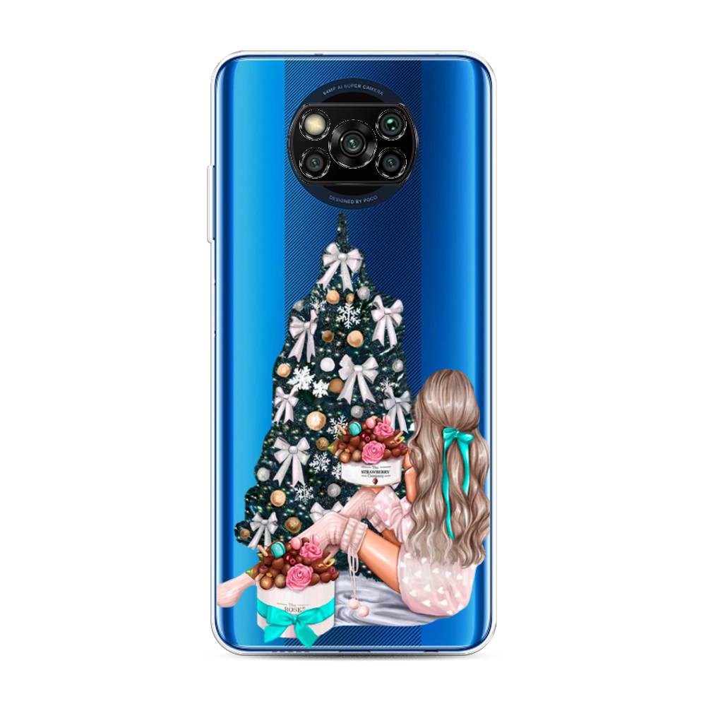 

Чехол для Xiaomi Poco X3/Poco X3 Pro "New Year", Зеленый;бежевый;голубой, 39250-5