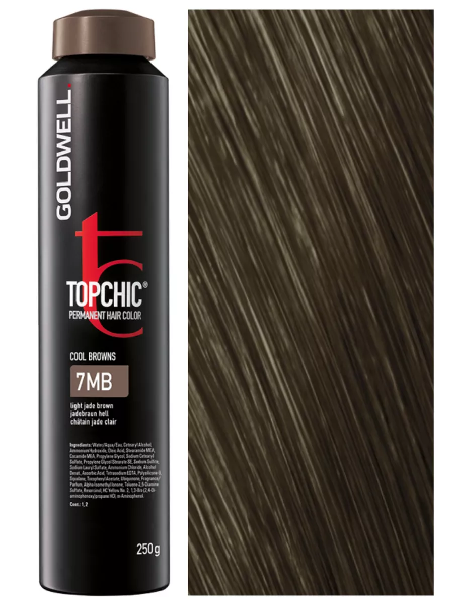 краска для волос Goldwell Topchic 7MB светлый матово-коричневый 250мл