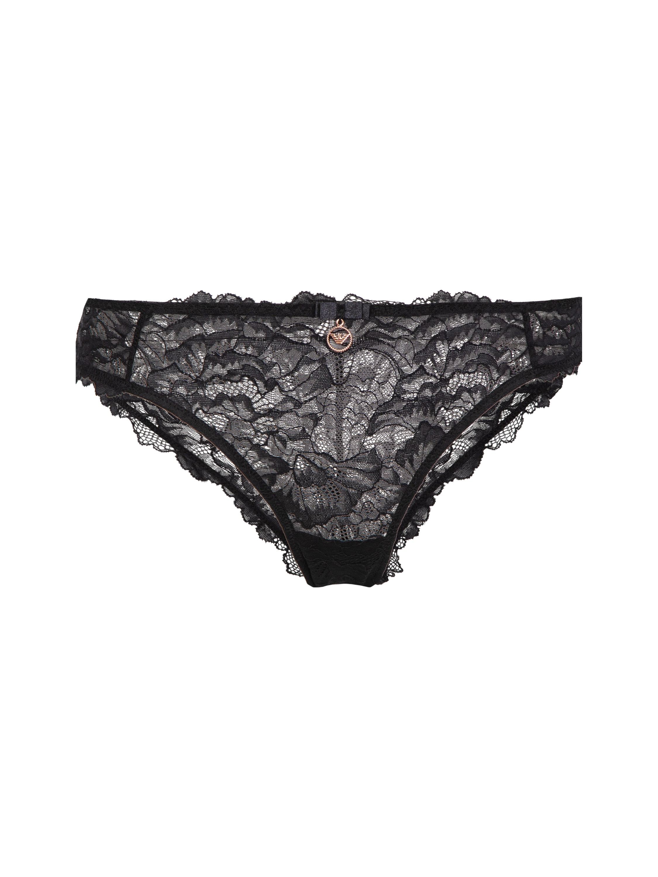 

Трусы женские EA Underwear 1643982F206 черные 42 RU, 1643982F206
