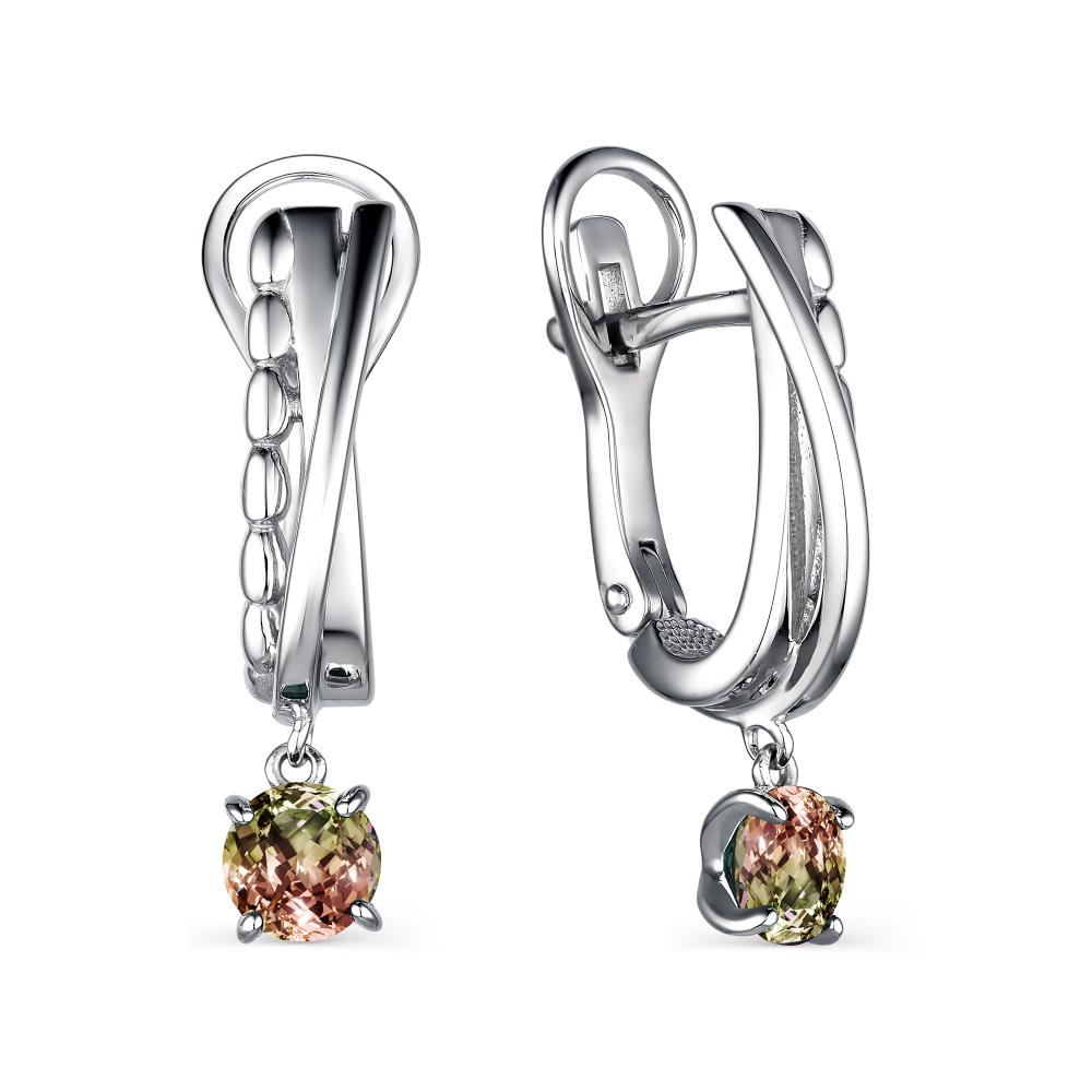 

Серьги из серебра с султанитом АЛЬКОР 02-1959_00СТ-00, 02-1959_00СТ-00